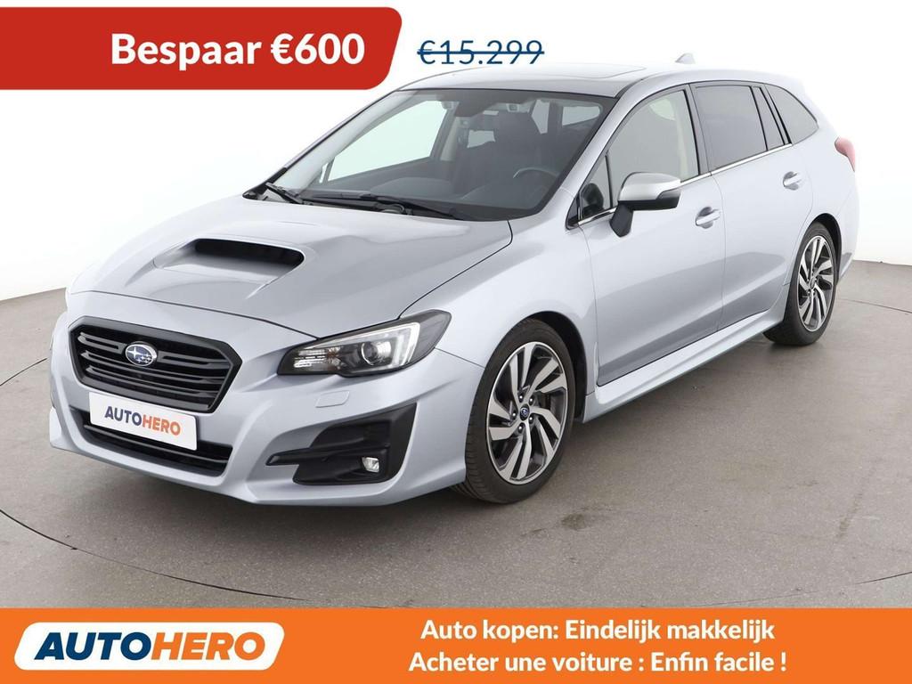 Subaru Levorg 1.6 Comfort 4x4 (bj 2017, automaat), Auto's, Subaru, Automaat, Gebruikt, Levorg, Zilver of Grijs