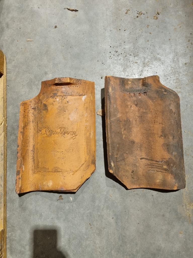 Pottelberg oude boomse pannen, Doe-het-zelf en Bouw, Ophalen, Gebruikt, Steen of Klei, 5 tot 10 m²