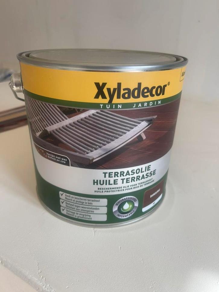 Huile à bois, Bricolage & Construction, Peinture, Vernis & Laque, Comme neuf, Enlèvement