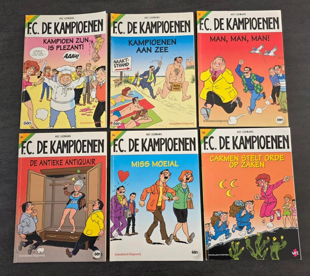 Lot strips: Fc Kampioenen, Livres, Enlèvement ou Envoi, Utilisé