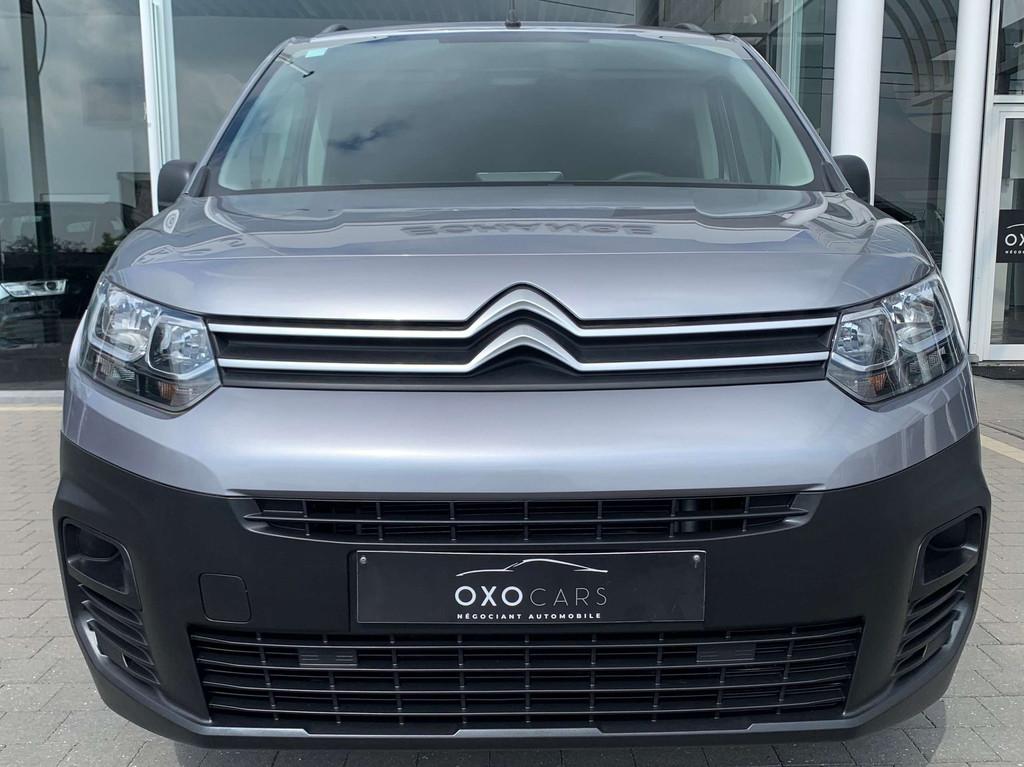 Citroën Berlingo 1.5 HDi / 3 PLACES / Airco / Gps / CarPlay, Autos, Camionnettes & Utilitaires, Argent ou Gris, Achat, Entreprise