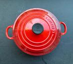 Le Creuset : ronde kookpot in gietijzer, Kookpan of Snelkookpan, Gebruikt, Gietijzer, Ophalen of Verzenden