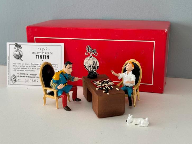 Tintin et alcazar la partie d’echec pixi, Collections, Personnages de BD, Comme neuf, Tintin, Enlèvement ou Envoi