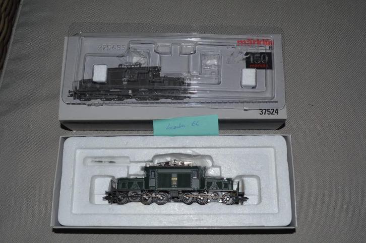 Märklin 37524 : Zwitserse volmetalen E-loc, Hobby en Vrije tijd, Modeltreinen | H0, Zo goed als nieuw, Locomotief, Wisselstroom