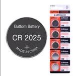 CR2025 Lithium Knoopcel Batterij 3 V Volt - Ø 20mm dik 2,5mm, Nieuw, Ophalen of Verzenden