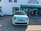 FIAT 500 2020 –  24.000km-1.0L HYBRIDE BENZINE, Auto's, Voorwielaandrijving, Stof, 4 cilinders, Blauw
