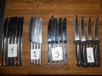couteaux couteaux de table, Inox ou Chrome, Couverts en vrac, Utilisé, Enlèvement ou Envoi
