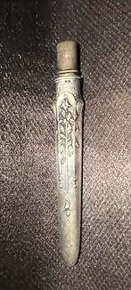 Authentiek antiek Art Nouveau potlood Zilveren huls,, Enlèvement ou Envoi, Argent