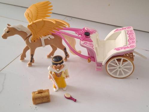 PLAYMOBIL de kar met Pegasus, Kinderen en Baby's, Speelgoed | Playmobil, Zo goed als nieuw, Complete set, Ophalen of Verzenden