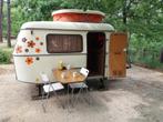 Eriba Puck caravan bouwjaar 1979 originele toestand, Caravans en Kamperen, Standaardzit, Tot en met 2, Dwarsbed, Koelkast