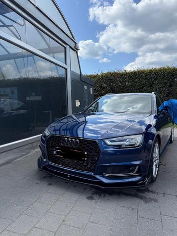 Audi A4 B9 2.0 TFSI 190 ch hybride léger S-Line 2018, Autos, Euro 6, 3 places, Carnet d'entretien, Noir