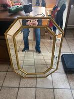 Spiegel met goudkleurige rand, Huis en Inrichting, Woonaccessoires | Spiegels, Ophalen