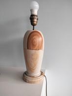1980s vintage design lamp marmer Hollywood Regency, Ophalen of Verzenden, Gebruikt, Overige materialen, Minder dan 50 cm