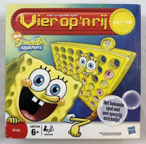 Vier op een rij Spongebob Squirepants Hasbro spel compleet, Hobby en Vrije tijd, Gezelschapsspellen | Bordspellen, Zo goed als nieuw