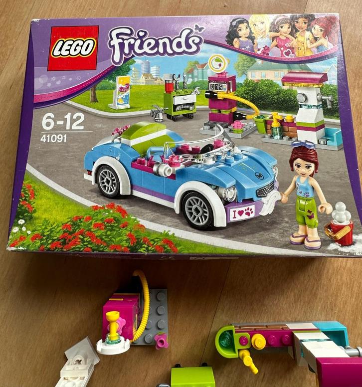 LEGO FRIENDS 41091 Mia's cabriolet in een doos, Kinderen en Baby's, Speelgoed | Duplo en Lego, Zo goed als nieuw, Lego, Complete set