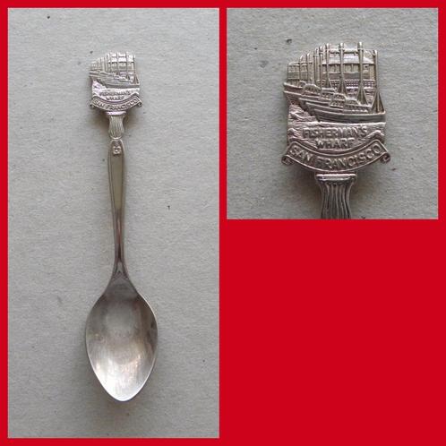 Lepeltje Fishermans Wharf             (Verzendkosten € 1,80), Antiek en Kunst, Antiek | Bestek, Verzenden