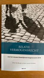 Relatie Vermogensrecht, Ophalen of Verzenden, Gelezen, Johan Du Mongh; Alain Verbeke