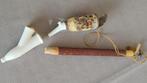 Ancienne pipe en porcelaine et bois (Tyrol ?), Handtassen en Accessoires, Paraplu's, Ophalen of Verzenden, Zo goed als nieuw