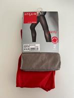Insua panty set – 2 stuks – Maat L – NIEUW, Nieuw, Ophalen of Verzenden, Panty, Rood