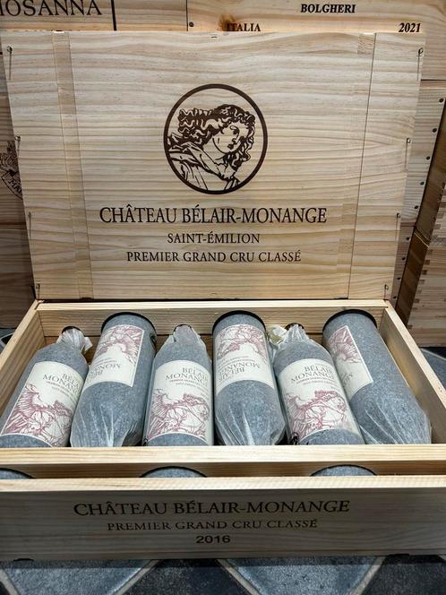 Chateau Belair- Monange 2016 (topjaar) 98+ RP, Verzamelen, Wijnen, Nieuw, Rode wijn, Frankrijk, Vol, Ophalen of Verzenden