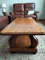 Salontafel in  massief eikenhout, Ophalen, Zo goed als nieuw, Eikenhout