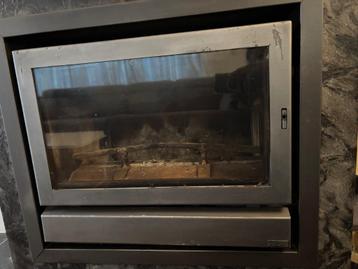Poil de cheminée à bois très bon état, Enlèvement, Utilisé, Encastré, Cheminée au bois