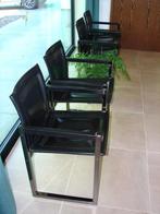 Italiaanse design stoelen (x4) van Tito Agnoli voor Arrben, Vier, Design, Gebruikt, Leer