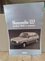 FIAT 127 1050 BROCHURE FEUILLET A4 RECTO VERSO TEXTE Françai, Enlèvement ou Envoi, Comme neuf, Autres marques