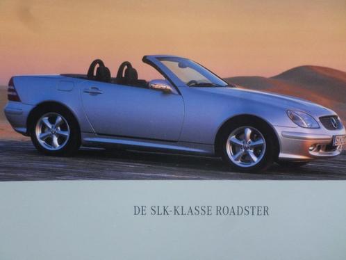 Mercedes SLK R170 200 230 Kompressor 08/2001 Brochure, Boeken, Auto's | Folders en Tijdschriften, Mercedes, Ophalen of Verzenden
