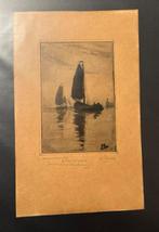 Kurt Peiser - 2 gesigneerde etsen, Antiek en Kunst, Ophalen of Verzenden