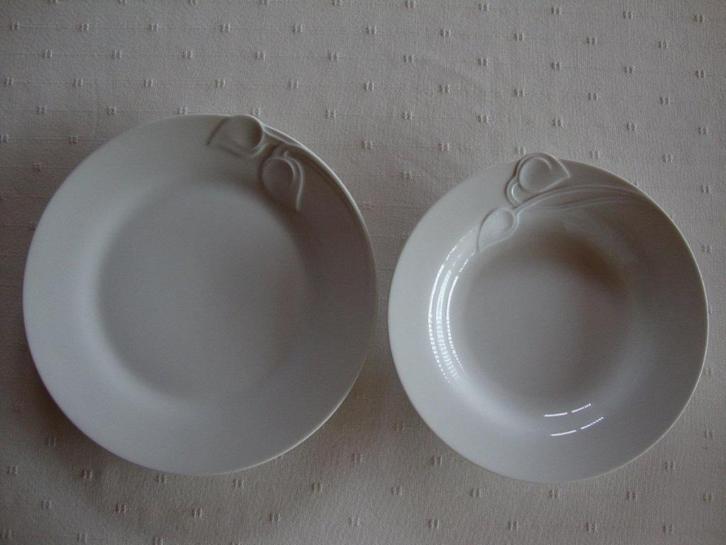 Tafelservies 12 personen, Huis en Inrichting, Keuken | Servies, Nieuw, Compleet servies, Effen, Aardewerk, Ophalen