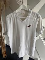 wit T-shirt Hollister V-hals XL, Wit, Maat 56/58 (XL), Ophalen of Verzenden, Zo goed als nieuw