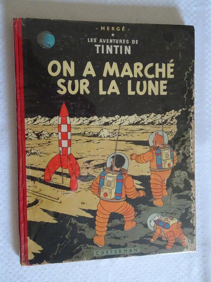 BD Tintin - On a marché sur la lune (EO), Livres, BD, Utilisé, Une BD, Enlèvement ou Envoi