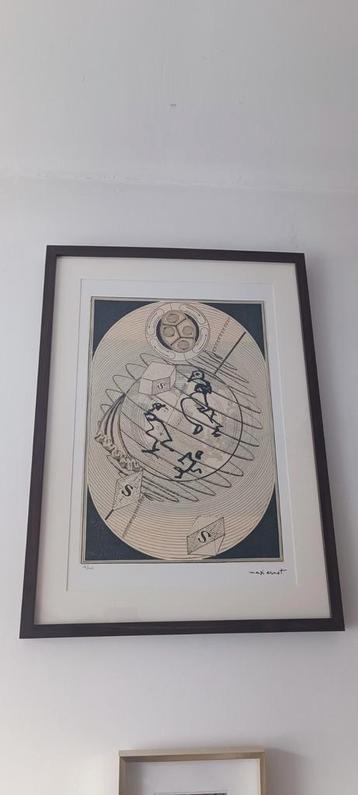 Lithografie Max Ernst Logic moeiteloos 50 x 70 cm beschikbaar voor biedingen