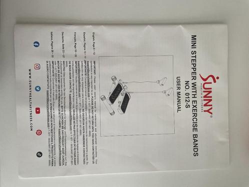 Mini Stepper, Sport en Fitness, Fitnessapparatuur, Zo goed als nieuw, Stepapparaat, Armen, Benen, Overige materialen, Ophalen of Verzenden
