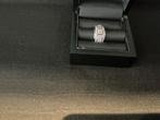 Ring diamant, Handtassen en Accessoires, Ringen, Ophalen, Wit, Zo goed als nieuw, 17 tot 18