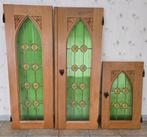 Kastdeuren met glasramen in lood, Ophalen