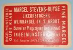 Carte à jouer Ingelmunster — Distillerie Stevens-Buyse_126, Enlèvement ou Envoi, Utilisé, Carte(s) à jouer