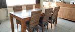 Eetplaats in Teak, Huis en Inrichting, Ophalen, Gebruikt, 4 tot 6 stoelen
