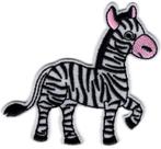 Zebra stoffen opstrijk patch embleem, Collections, Collections Autre, Envoi, Neuf