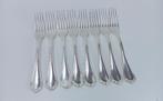 zilver bestek CHRISTOFLE Spatours 8 vorken 20,5 cm, Antiek en Kunst, Ophalen of Verzenden, Zilver
