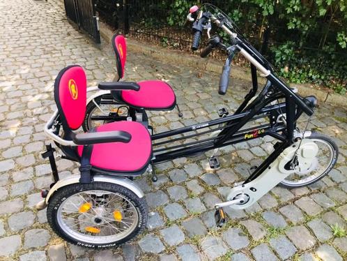 Van Raam Fun2Go Duofiets met electrische ondersteuning., Fietsen en Brommers, Fietsen | Driewielfietsen, Gebruikt, Ophalen