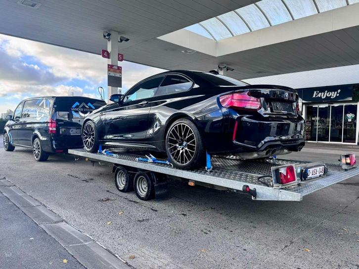 AUTO TRAILER/TRANSPORTER TE HUUR!, Auto diversen, Aanhangers en Bagagewagens, Nieuw, Ophalen