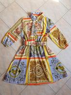 Jurk met riem, Kleding | Dames, Geel, Ophalen of Verzenden, Zo goed als nieuw, Maat 36 (S)