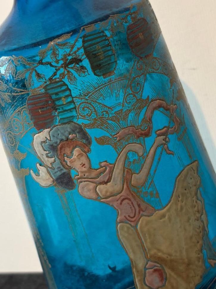 LEGRAS “cake Walk” Vase Art nouveau (2), Antiquités & Art, Antiquités | Verre & Cristal, Enlèvement ou Envoi