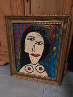 Peinture sur toile mix Cobra Picasso, Antiquités & Art, Art | Peinture | Classique, Envoi
