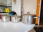 kookpotten Demeyere voor gas, electriciteit, keramische kook, Huis en Inrichting, Keuken | Potten en Pannen, Inox, Gebruikt, Keramische plaat