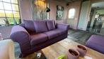 sofa + poef + 5 grote kussens zo goed als nieuw !!, Huis en Inrichting, Ophalen, 125 cm of meer, Stof, Landelijk