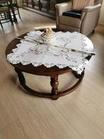 salontafel, Ophalen, 50 tot 75 cm, Zo goed als nieuw, Eikenhout