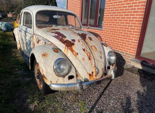Volkswagen Beetle 1963, Auto's, Volkswagen, Particulier, Beetle (Kever), Benzine, Handgeschakeld, Wit, Grijs, Ophalen